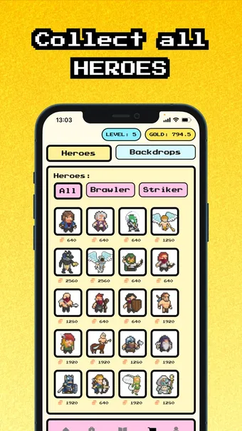 BattleTask: collecting heroes