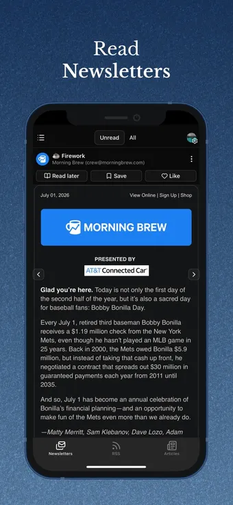 ReadBuff: reading newsletters